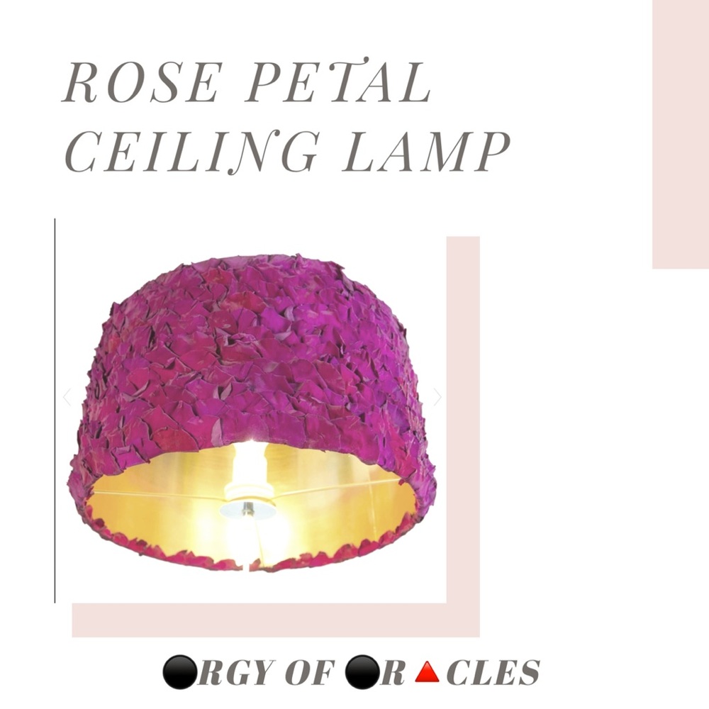 ROSE PETAL CEILING LAMP